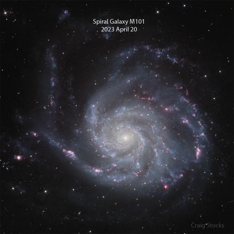 M101 Galaxy Before the Supernova